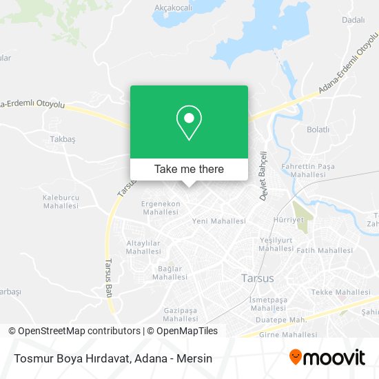 Tosmur Boya Hırdavat map