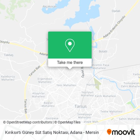 Kırıksırtı Güney Süt Satış Noktası map