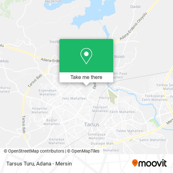 Tarsus Turu map