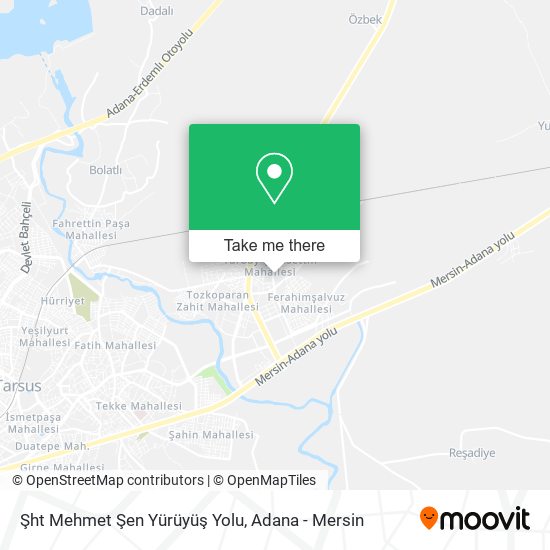 Şht Mehmet Şen Yürüyüş Yolu map