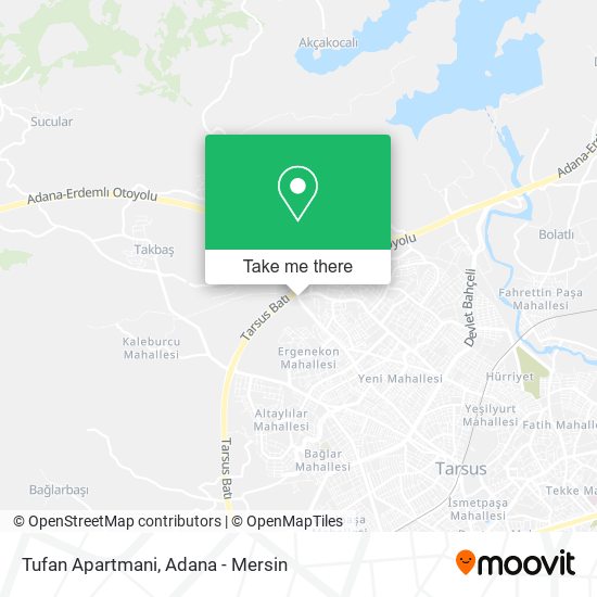 Tufan Apartmani map