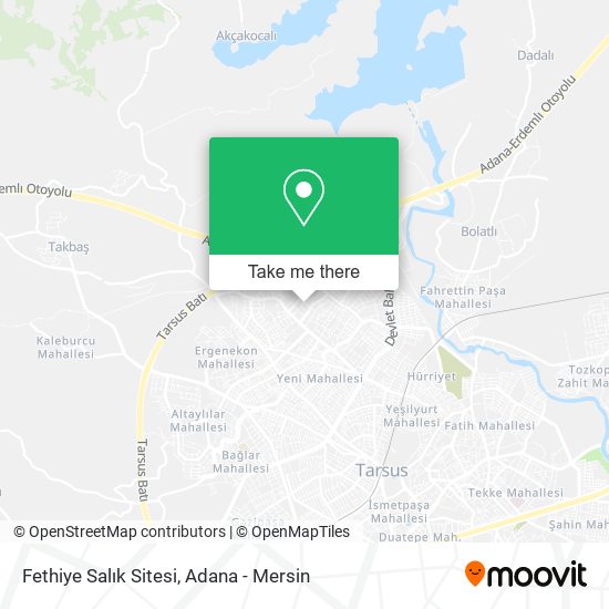 Fethiye Salık Sitesi map