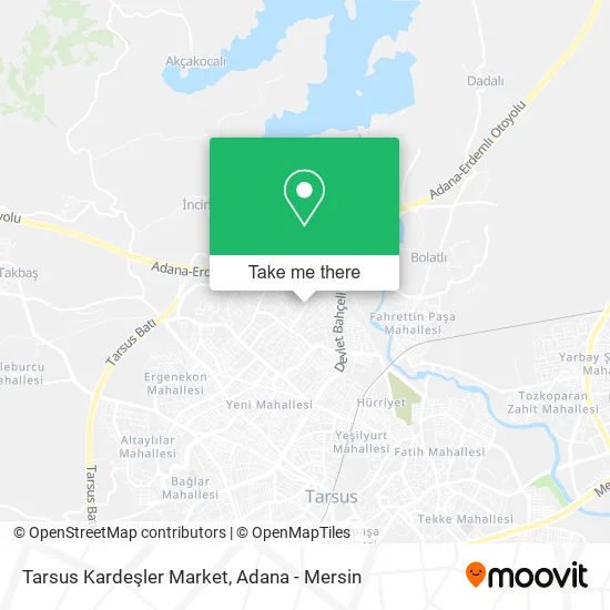 Tarsus Kardeşler Market map
