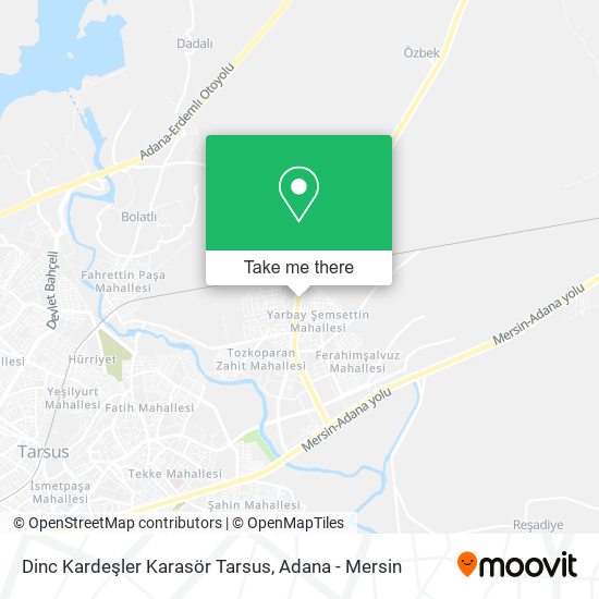Dinc Kardeşler Karasör Tarsus map