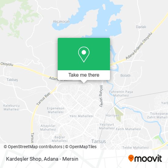 Kardeşler Shop map