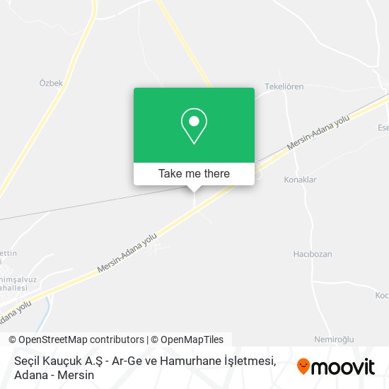 Seçil Kauçuk A.Ş - Ar-Ge ve Hamurhane İşletmesi map