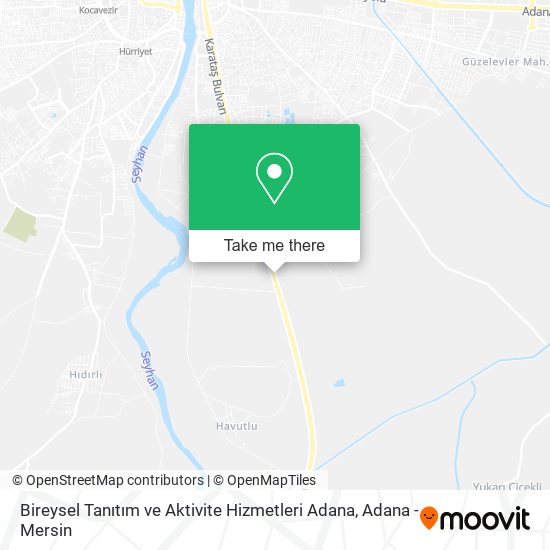 Bireysel Tanıtım ve Aktivite Hizmetleri Adana map