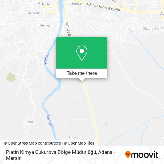 Platin Kimya Çukurova Bölge Müdürlüğü map