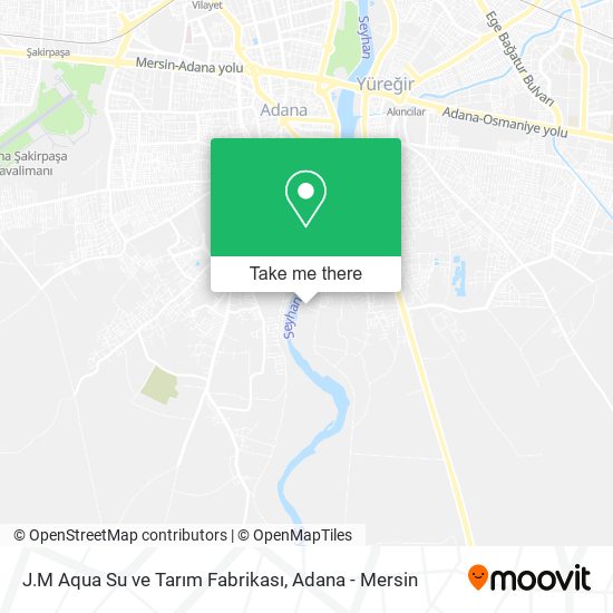 J.M Aqua Su ve Tarım Fabrikası map