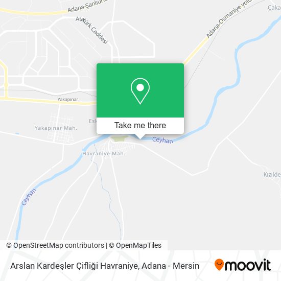 Arslan Kardeşler Çifliği Havraniye map