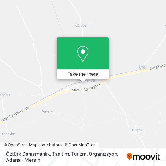 Öztürk Danismanlik, Tanıtım, Turizm, Organizsyon map