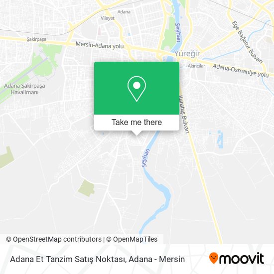Adana Et Tanzim Satış Noktası map