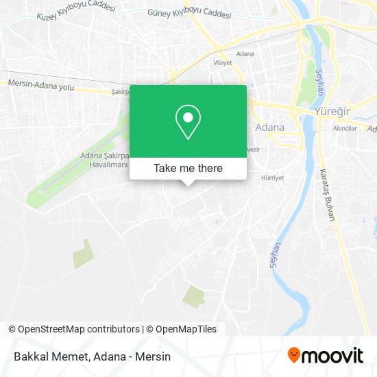 Bakkal Memet map