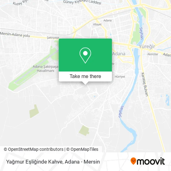 Yağmur Eşliğinde Kahve map