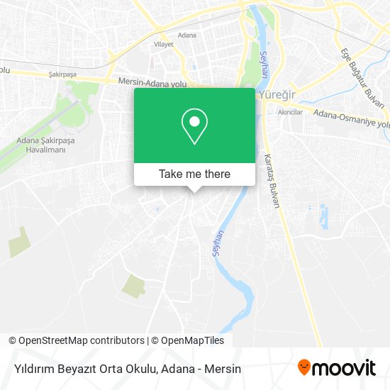 Yıldırım Beyazıt Orta Okulu map