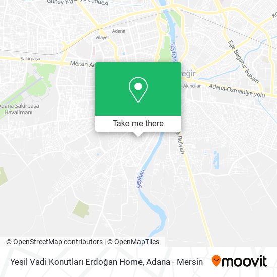 Yeşil Vadi Konutları Erdoğan Home map