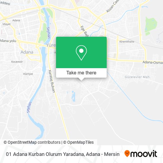 01 Adana Kurban Olurum Yaradana map