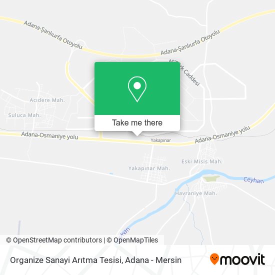 Organize Sanayi Arıtma Tesisi map