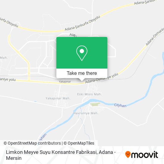 Limkon Meyve Suyu Konsantre Fabrikasi map