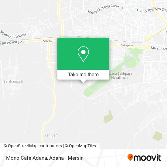 Mono Cafe Adana map