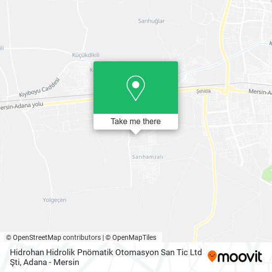 Hidrohan Hidrolik Pnömatik Otomasyon San Tic Ltd Şti map