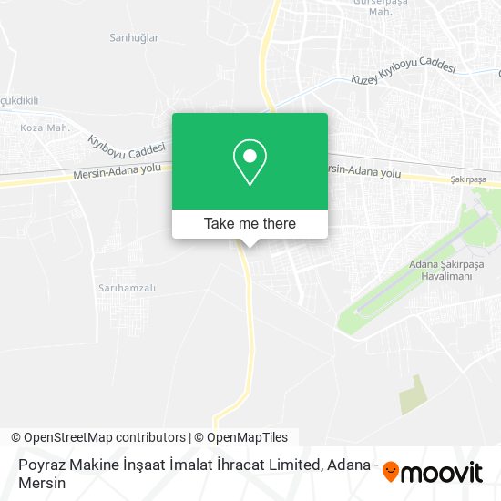 Poyraz Makine İnşaat İmalat İhracat Limited map