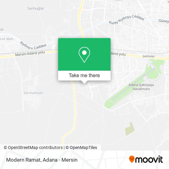 Modern Ramat map