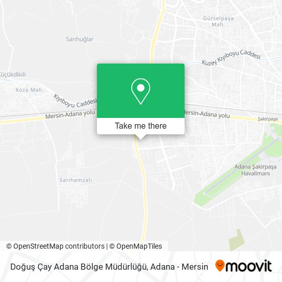 Doğuş Çay Adana Bölge Müdürlüğü map