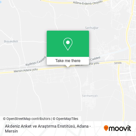 Akdeniz Anket ve Araştırma Enstitüsü map