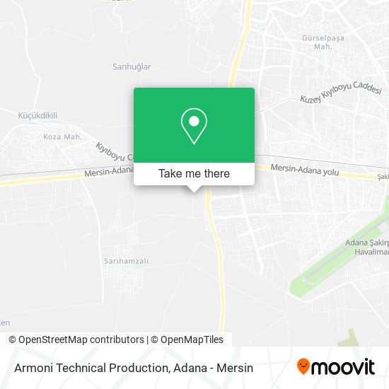 Armoni Technical Production map