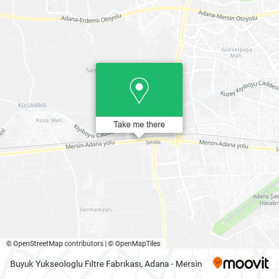 Buyuk Yukseologlu Fıltre Fabrıkası map