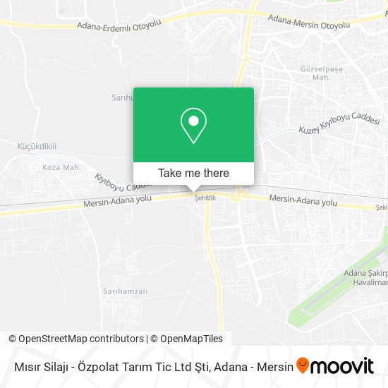 Mısır Silajı - Özpolat Tarım Tic Ltd Şti map