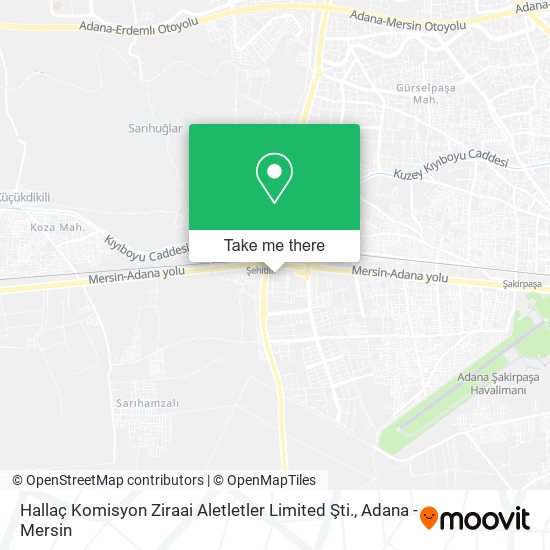 Hallaç Komisyon Ziraai Aletletler Limited Şti. map