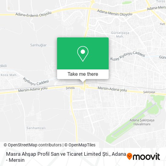 Masra Ahşap Profil San ve Ticaret Limited Şti. map