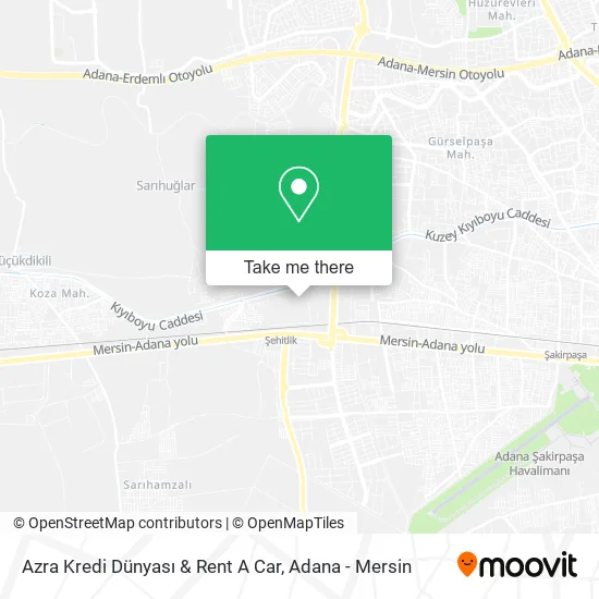Azra Kredi Dünyası & Rent A Car map