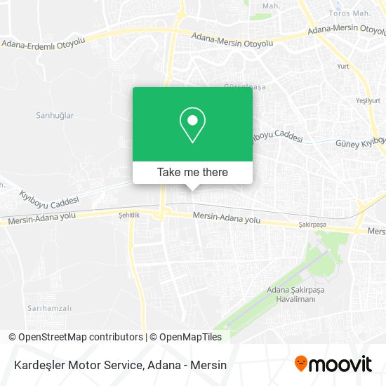 Kardeşler Motor Service map