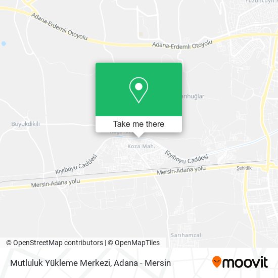 Mutluluk Yükleme Merkezi map