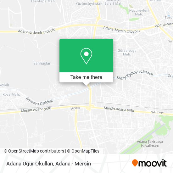 Adana Uğur Okulları map
