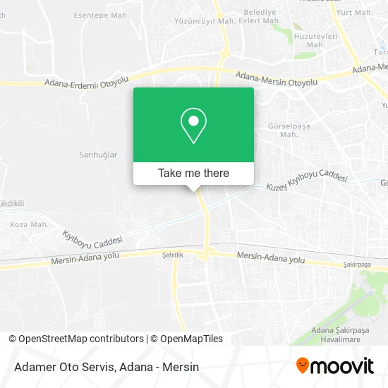 Adamer Oto Servis map