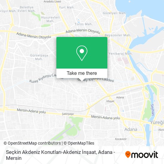 Seçkin Akdeniz Konutları-Akdeniz İnşaat map