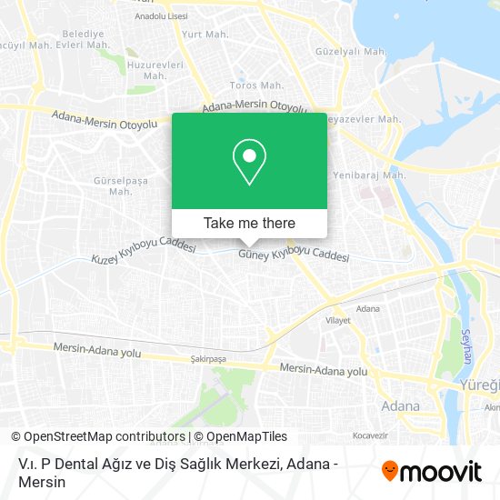 V.ı. P Dental Ağız ve Diş Sağlık Merkezi map