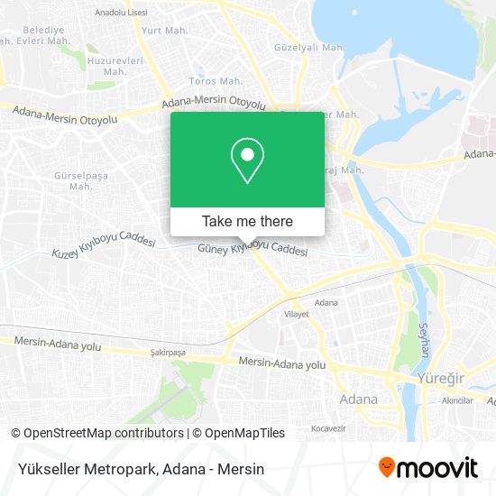 Yükseller Metropark map