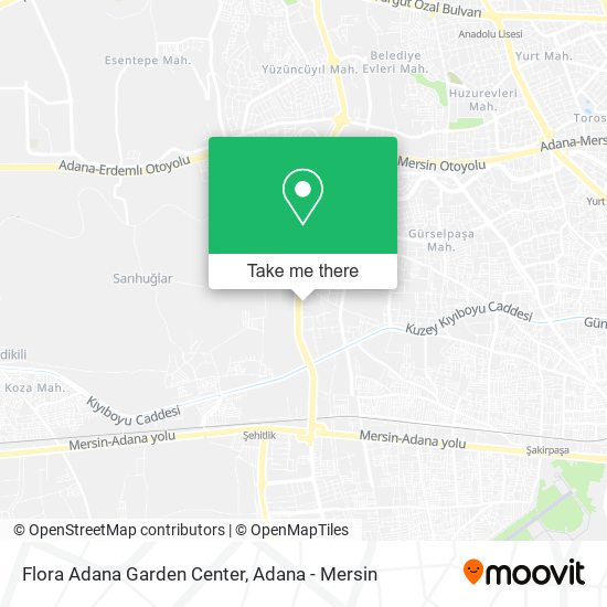 Flora Adana Garden Center map