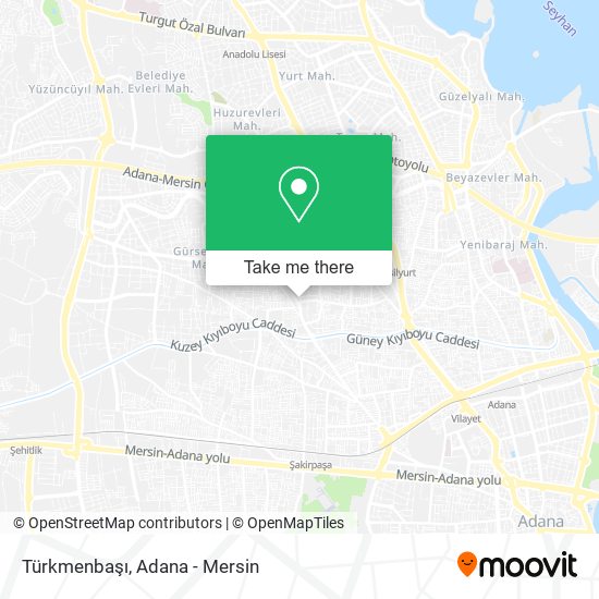 Türkmenbaşı map