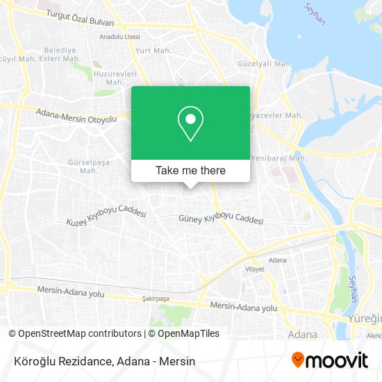 Köroğlu Rezidance map