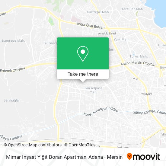 Mimar Inşaat Yiğit Boran Apartman map