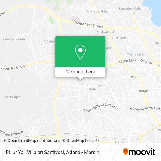 Billur Yalı Villaları Şantiyesi map
