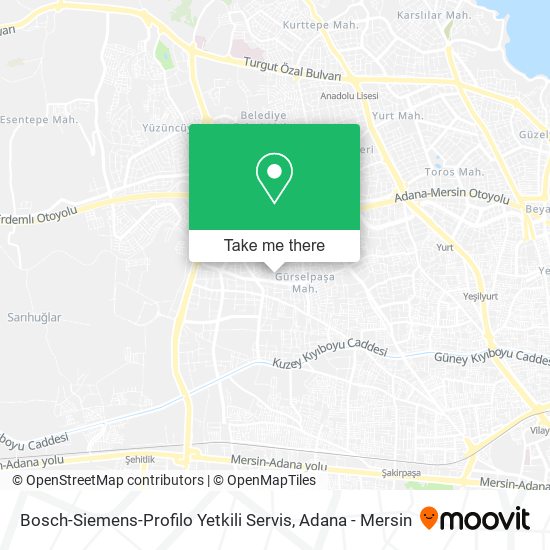Bosch-Siemens-Profilo Yetkili Servis map