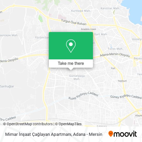Mimar İnşaat Çağlayan Apartmanı map