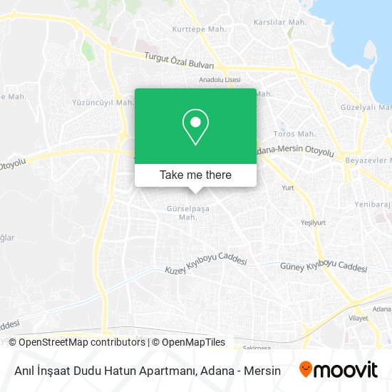 Anıl İnşaat Dudu Hatun Apartmanı map